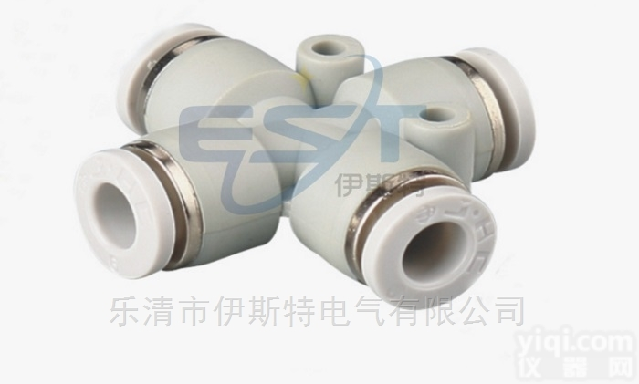 PZA<em>十字</em>四通接头  PZA-<em>10</em>/PZA-12白色精品<em>十字</em>四通接头