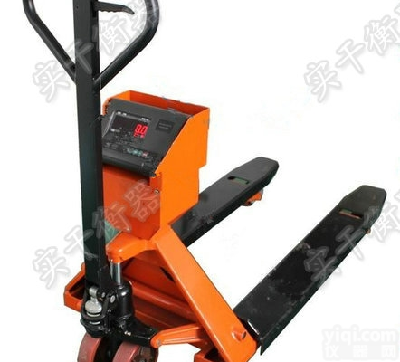 搬运<em>叉车</em><em>电子秤</em>  液压<em>手推车</em>移动地磅 液压搬运称重<em>叉车</em>地磅