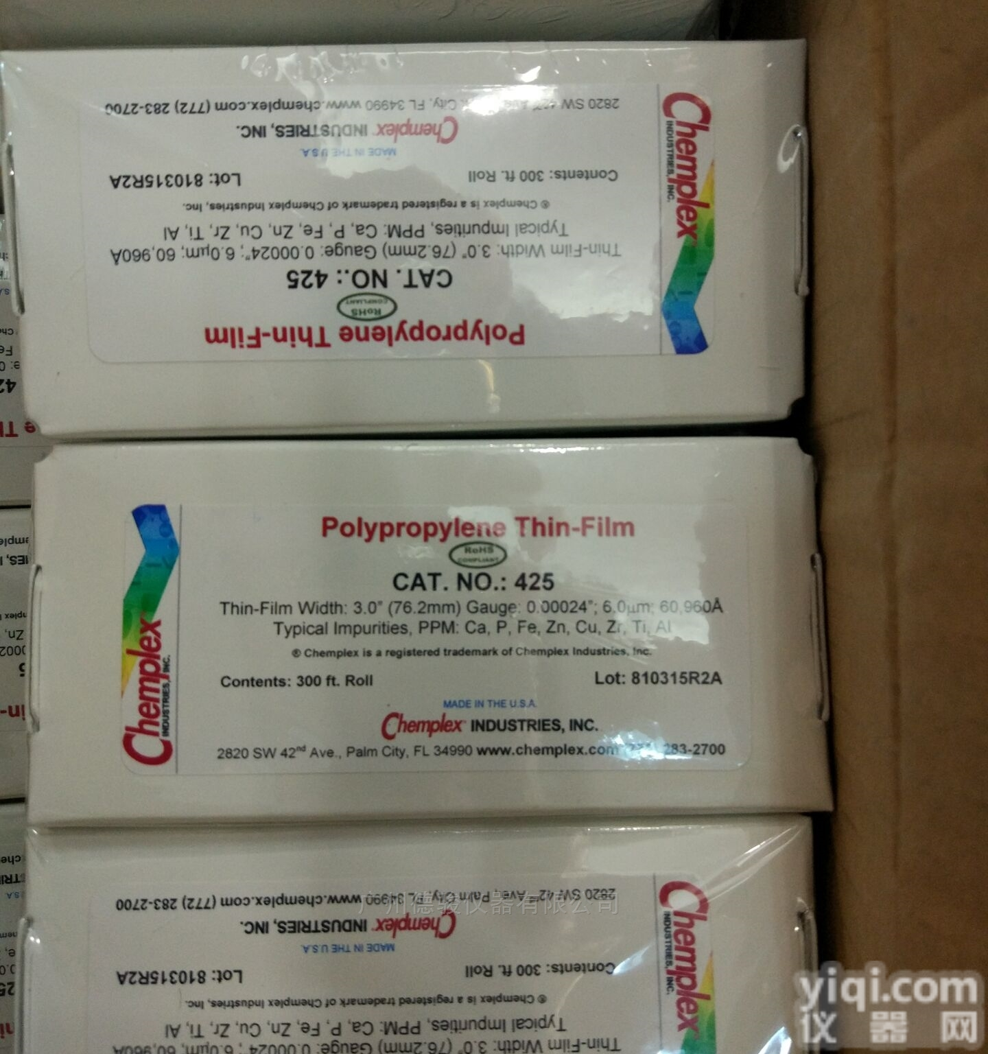 <em>现货供应</em>美国chemplex <em>样品</em>膜-425