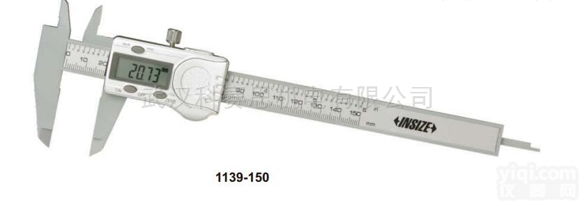 INSIZE  <em>1139</em>  进口INSIZE英示<em>1139</em>-150塑料数显卡尺