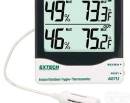 美国EXTECH <em>445713</em>大数字室内<em>室外</em><em>温湿度计</em>