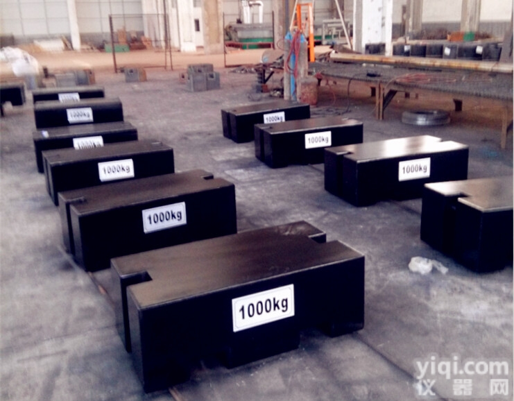 1t砝码|<em>铸铁</em>1000kg<em>平板</em>形砝码