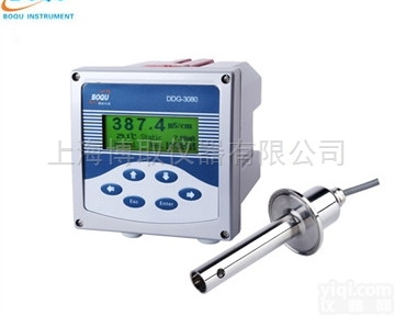 DDG-3080  0-1000mg/L工业在线<em>盐度计</em>/TDS/电导率<em>厂家</em>