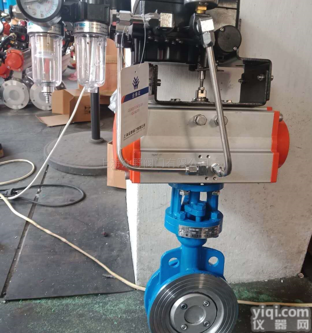 D673H-16C气动<em>铸钢</em>硬密封<em>蝶阀</em>