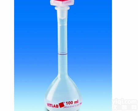 德国<em>进口</em>VITLAB 容量瓶 PMP材质 A级<em>透明度</em>
