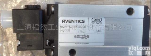 <em>德国</em>AVENTICS安沃驰<em>电磁阀</em>型号规格<em>选型</em>