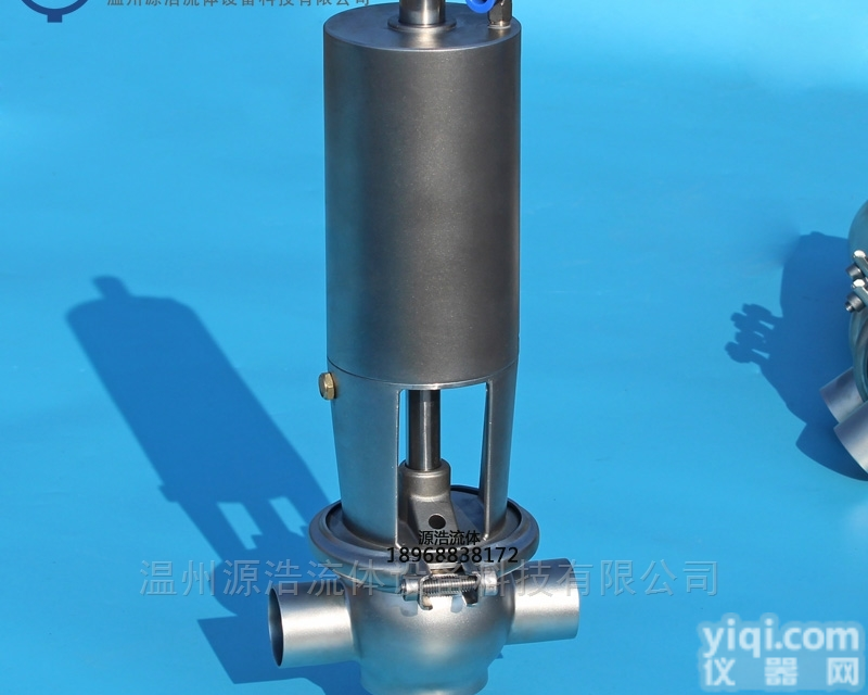 <em>换向阀</em>  不锈钢一位三<em>通气</em>动焊接<em>换向阀</em> 常开T型阀