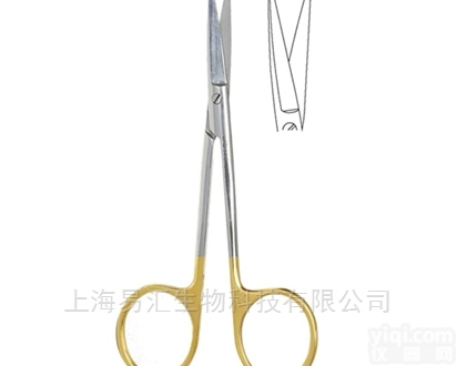 12.5 14 16 18 cm  上海<em>金钟</em><em>手术剪</em> 组织剪 精细剪 弯直尖圆