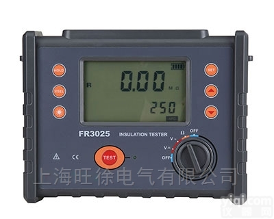 FR3025数字<em>绝缘电阻表</em>（<em>兆欧表</em>2500V）