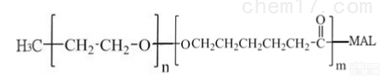 嵌段<em>共聚物</em>  mPEG-PCL-Mal MW:<em>2000</em>两嵌段<em>共聚物</em> 取代率