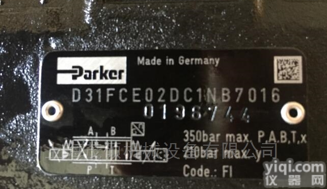 PARKER<em>比例阀</em>派克<em>现货</em>D31FBE01EK1NKW0<em>特价</em>