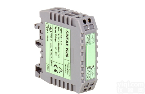 <em>SINEAX</em> V608  <em>可编程</em>温度变送器<em>SINEAX</em> V608