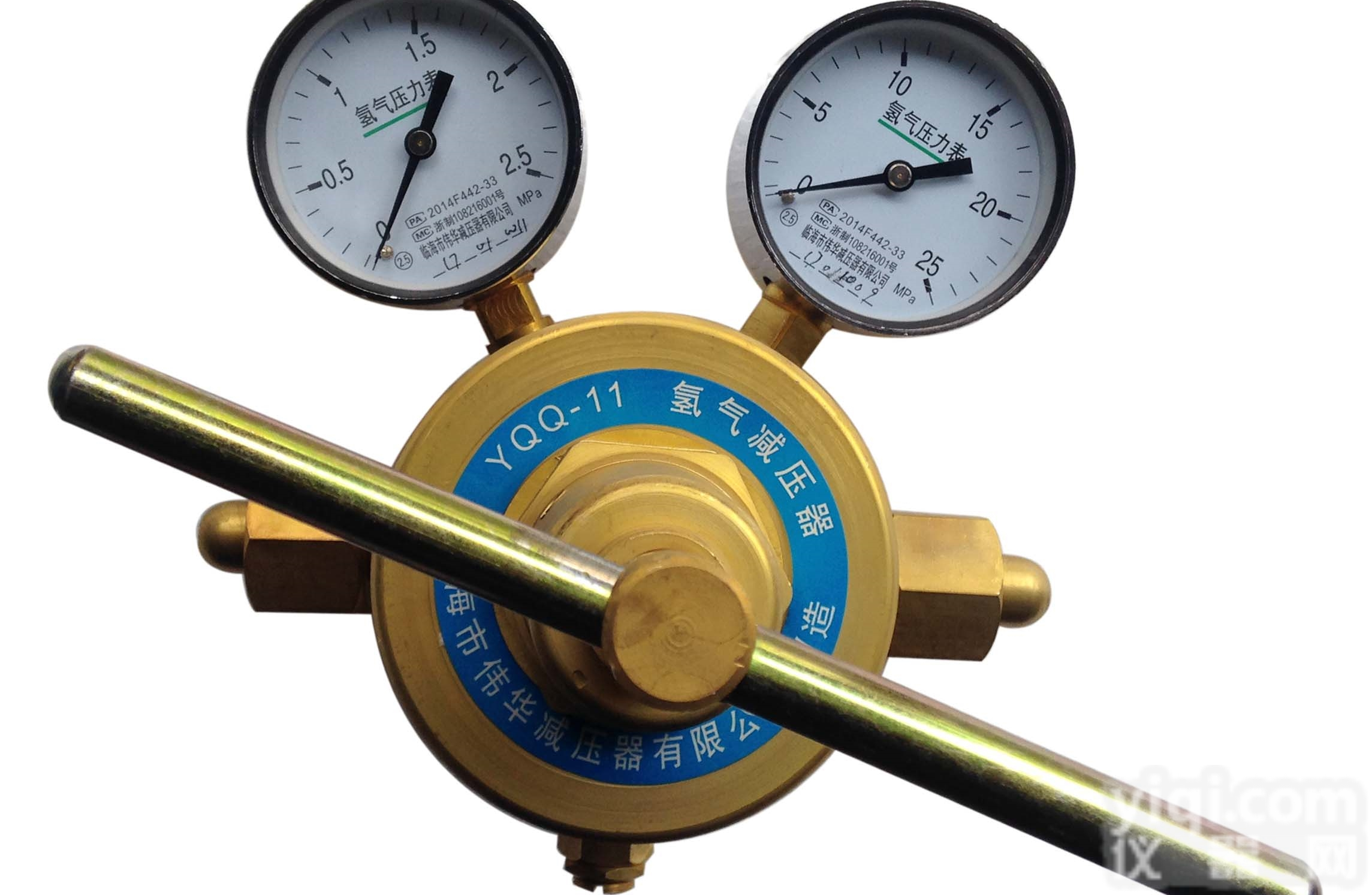 氢气<em>减压器</em>YQQ-11A<em>单级</em>双表
