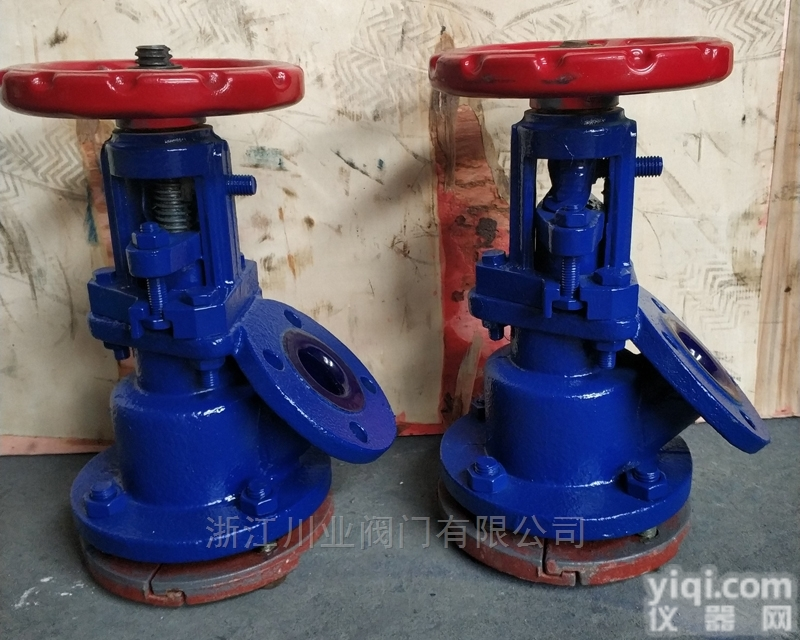 HG5-89-1 65/32  川业阀门 手动上展式<em>搪瓷</em><em>放料阀</em>