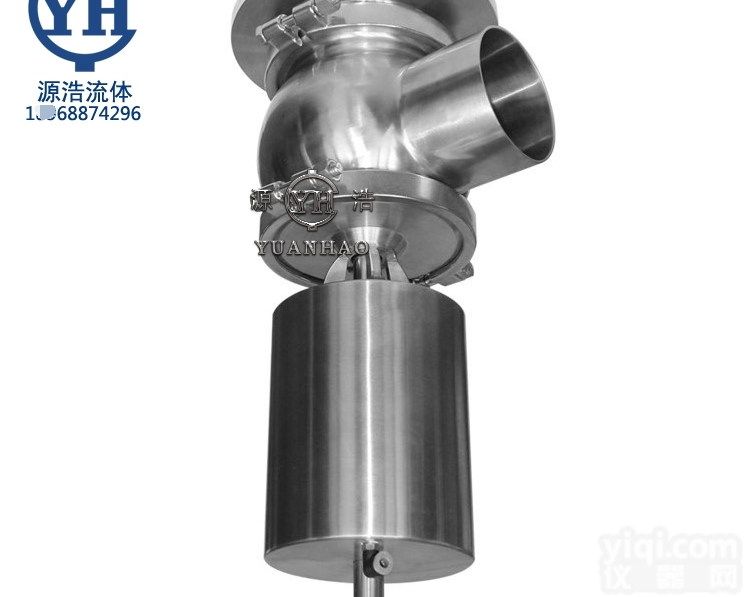YH-FLF005  卫生级无<em>滞留</em>罐底阀 <em>球形</em><em>放料阀</em>
