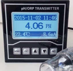 JC506-T-50  工业<em>酸碱度计</em> 工业在线<em>PH</em>计 防水型<em>PH</em>计