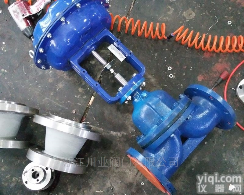 堰式<em>搪瓷</em><em>隔膜阀</em> G41C-10 DN100