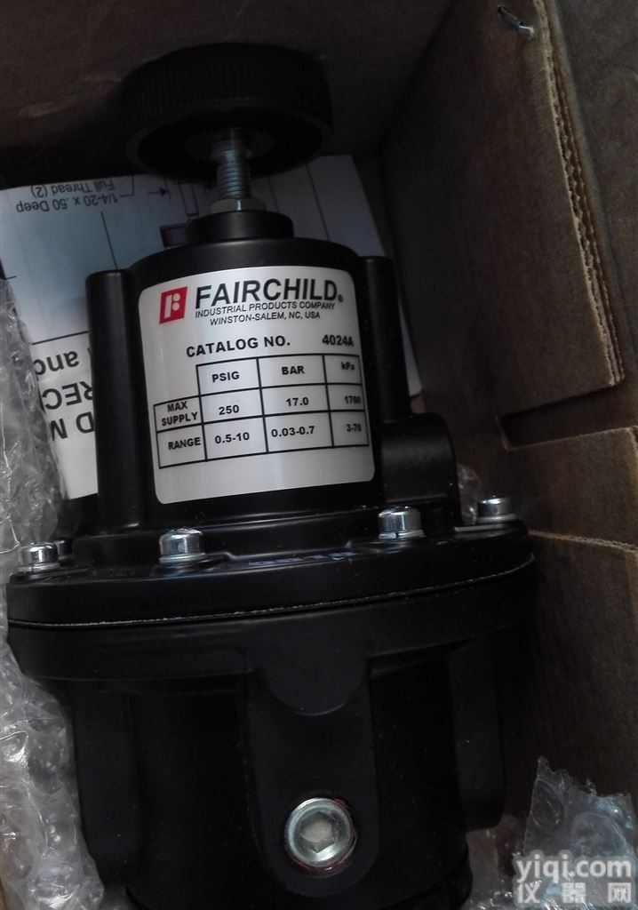 FAIRCHILD<em>仙童</em><em>精密</em>背压调节器系列M10BP