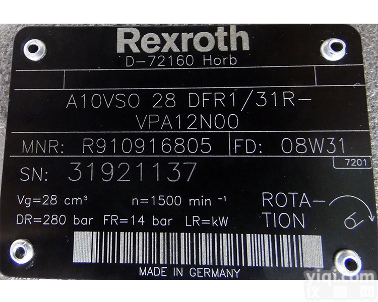 德国<em>力士</em>乐<em>叶片</em>泵 Rexroth直动式PV7<em>叶片</em>泵