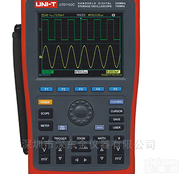 UNI-T 优<em>利德</em> UTD1102C <em>手持式</em><em>示波器</em>示波表