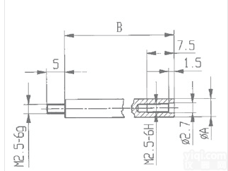 kaefer<em>百分表</em>测头,测量头<em>延长</em>件