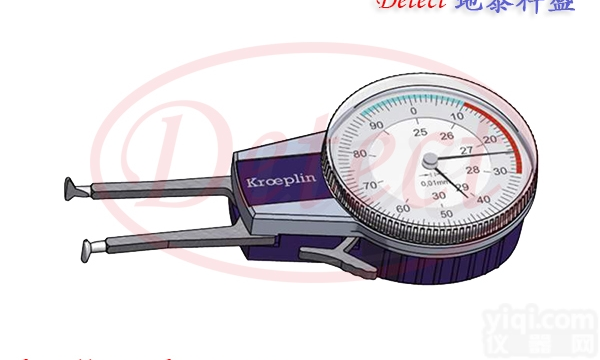 德国kroeplin<em>指针式</em>瓶口直径测量<em>卡规</em>A2100