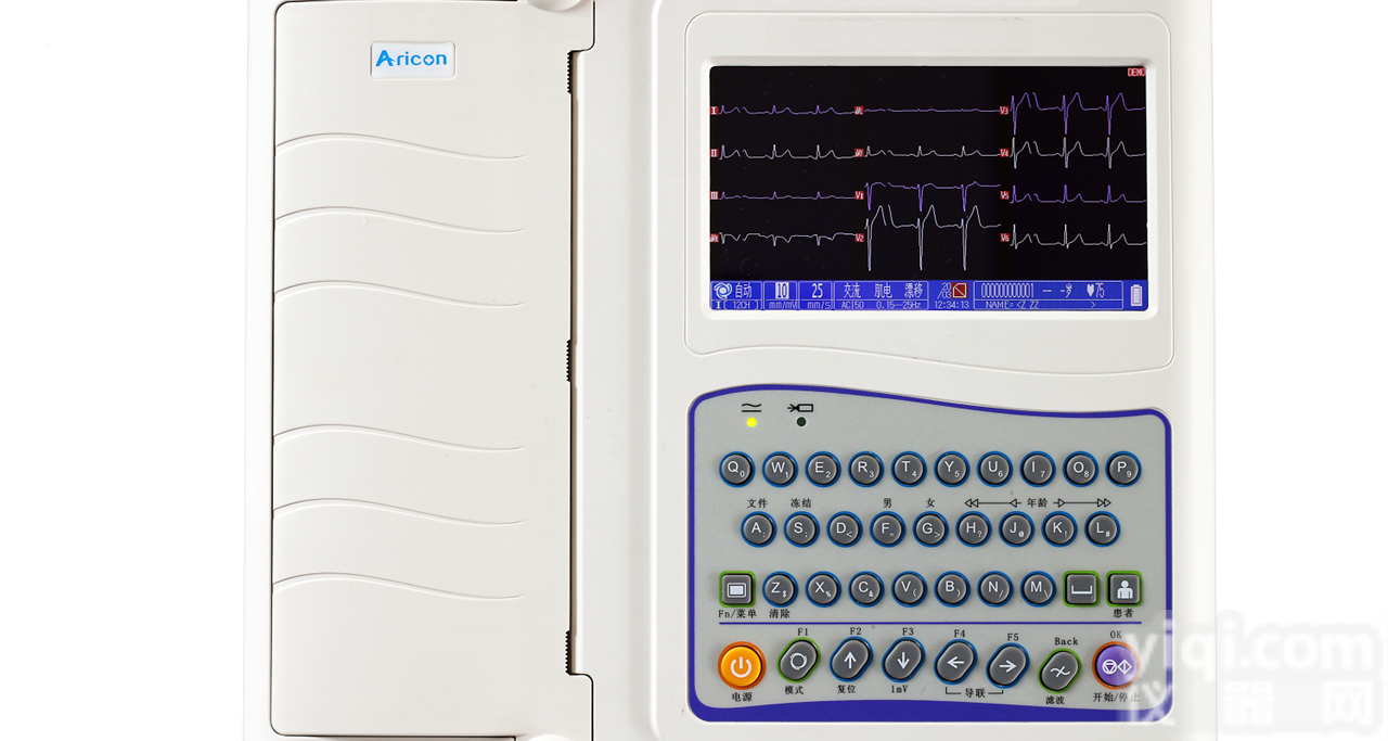 12导<em>心电图机</em>12道打印