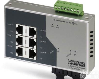 <em>菲尼克斯</em>2832933  非管理型<em>以太网</em>交换机FL SWITCH SF 6TX/2FX