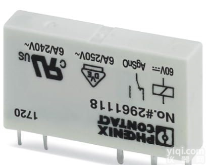 <em>菲尼克斯</em>2961121  单个<em>继电器</em> - <em>REL</em>-MR- 24DC/21AU - 2961121