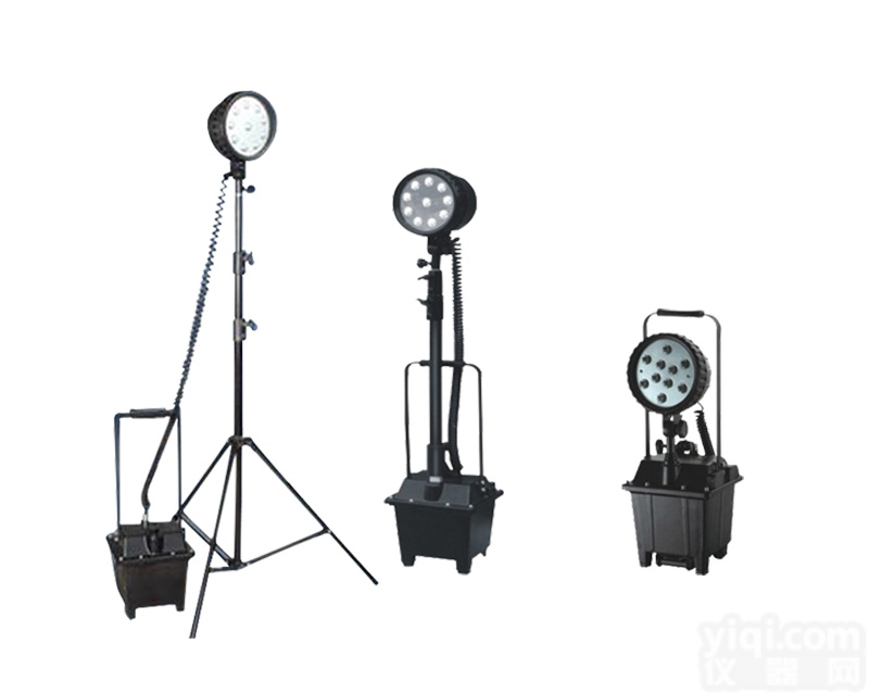 铁路<em>抢修</em>灯YJ2201带<em>铁轨</em>轮防爆移动升降灯