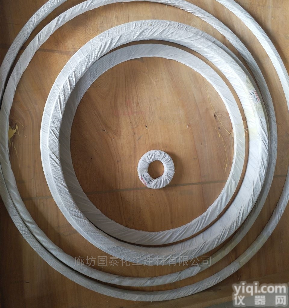 DN300  河北金属<em>包覆</em>密封垫，不限产金属<em>包覆</em>陶瓷<em>垫片</em>，