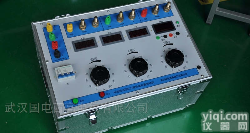 JRD-200  三相 电子式热<em>继电器</em>、<em>接触器</em>校验仪
