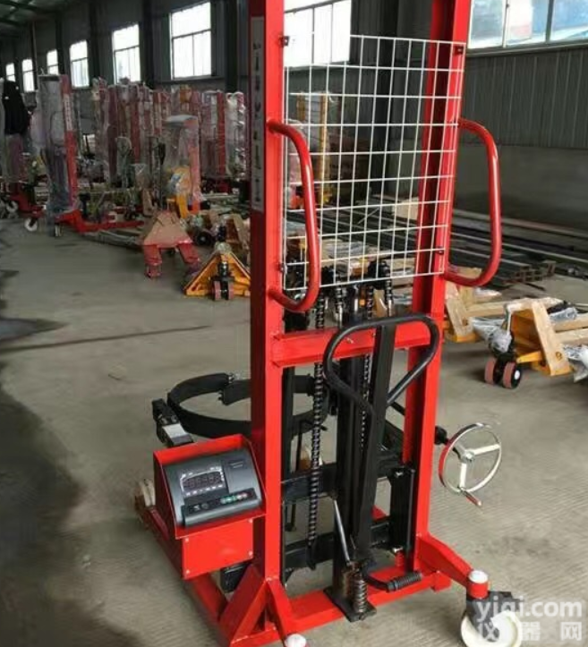 脚踏式<em>油桶</em>搬运车带称重,带秤<em>油桶</em>车<em>烟台</em>