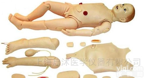 QS/FT333  多功能三岁儿童<em>护理</em>模<em>拟人</em> <em>护理</em>橡皮人 教学假人