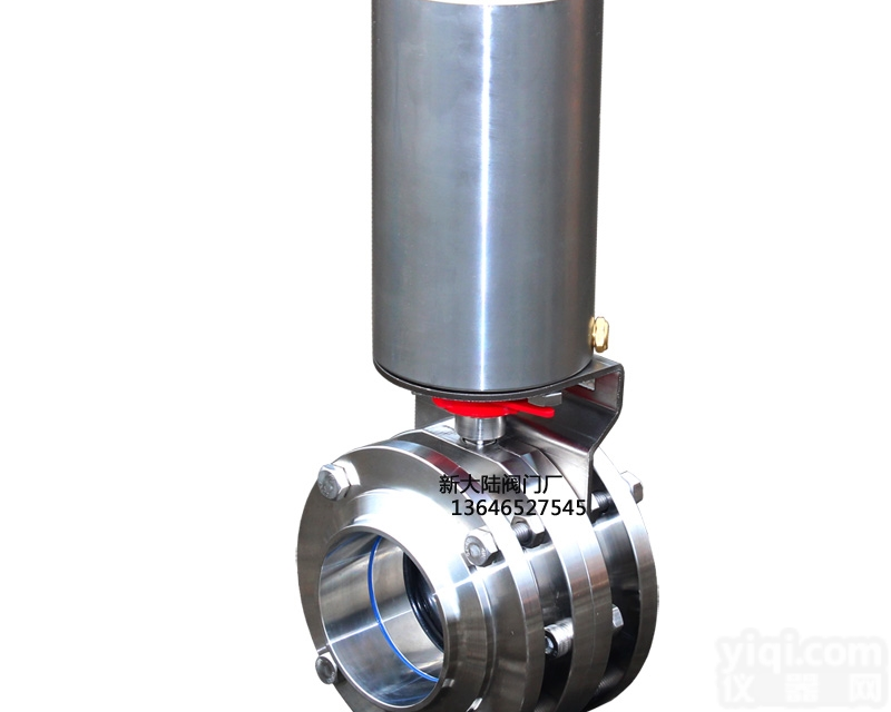 <em>蝶阀</em>  新大陆<em>不锈钢</em>三片式气动<em>蝶阀</em> <em>法兰</em>焊接<em>蝶阀</em>