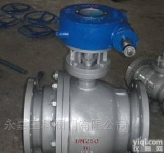 Q347F<em>蜗轮</em>软密封<em>固定</em><em>球阀</em>