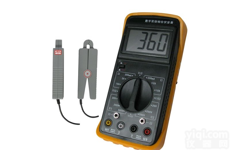 <em>数字式</em>双钳<em>相位伏安表</em> 钳形低压检测表