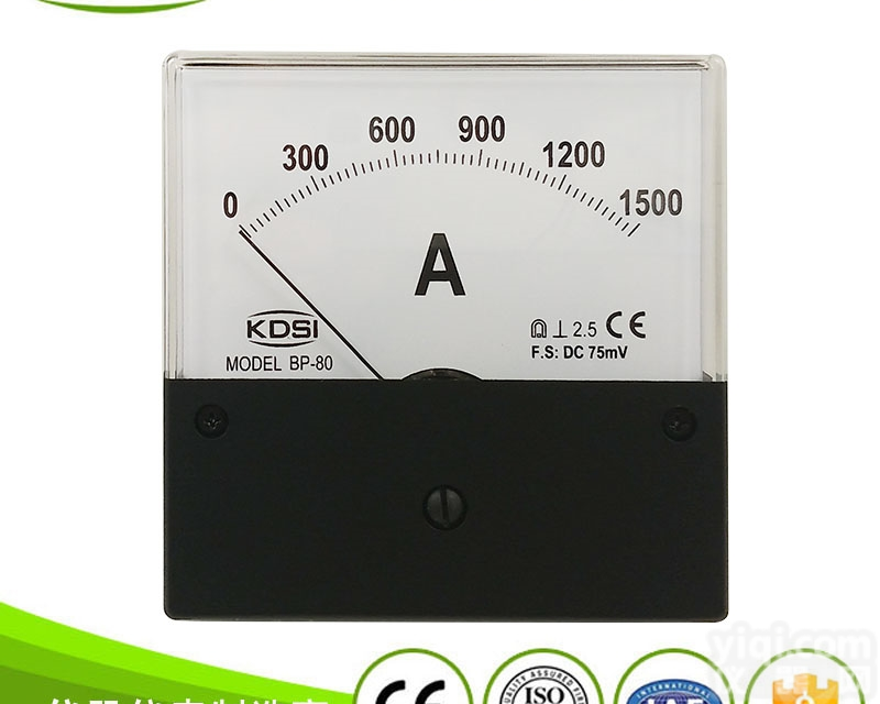 BP-80 DC75mV1500A  <em>指针式</em><em>电流表</em>BP-80 DC75mV1500A<em>电焊机</em>用表