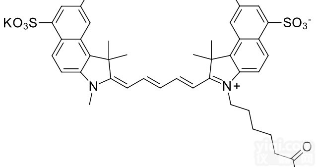 水溶<em>染料</em>Cy5.5  Sulfo-Cy5.5 COOH,<em>亲水性</em>Cy5.5羧基<em>染料</em>