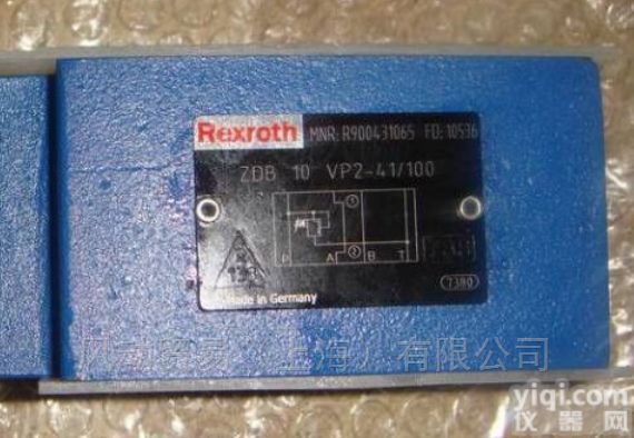 R900431065  ZDB 10 VP2-41/100 力士乐<em>溢流阀</em>伺服阀<em>现货</em>