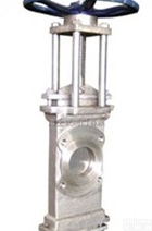 SCZ73F<em>手动</em><em>穿透</em>式<em>插板阀</em>双向密封