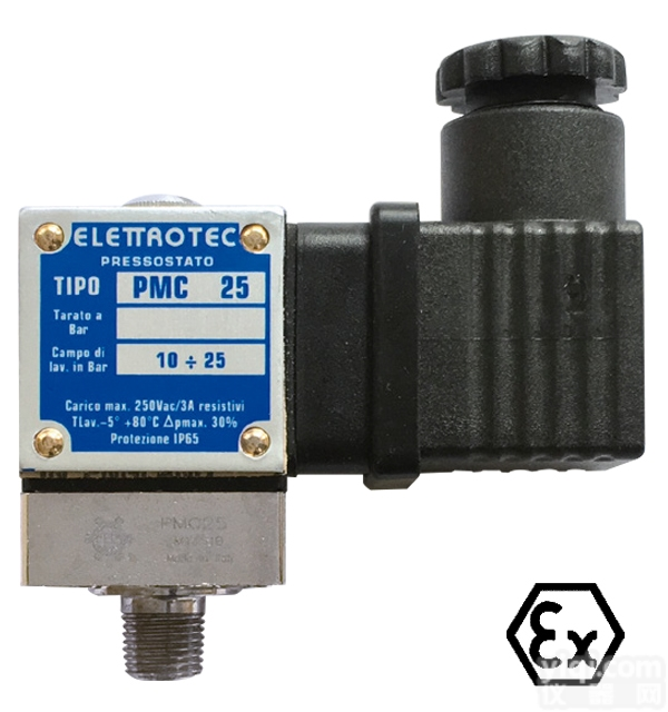 PMC / PPC  意大利伊<em>莱科</em>单刀双掷<em>触点</em>调式压力控制器