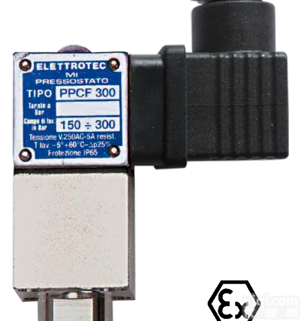 PPCF  意大利伊<em>莱科</em>单刀双掷触点<em>可调式</em>压力控制器