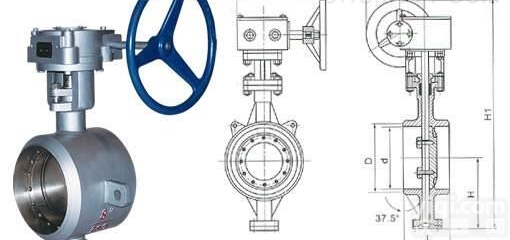 <em>D363H</em>  <em>对焊</em>式<em>蝶阀</em>