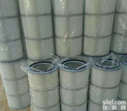 320*220*660  黑龙江抛丸机专用除尘<em>滤筒</em><em>粉尘</em><em>滤芯</em>厂家