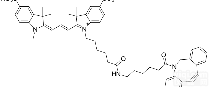 <em>亲水性</em>CY3-DBCO  sulfo-Cy3 DBCO|磺化的Cy3 DBCO近红外<em>染料</em>