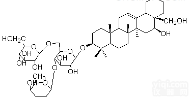 柴胡皂苷F<em>标准品</em>化学结构和<em>提取</em>来源