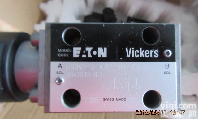 DG3VP-3-102A-VM-U-D-10  <em>伊顿</em>威格士<em>美国</em>原装进口电磁换向阀销售代理