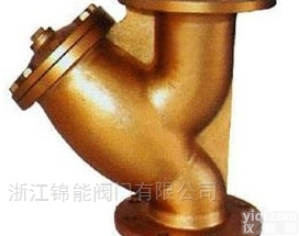 GL41W-16T  黄铜<em>法兰</em>式<em>过滤器</em>