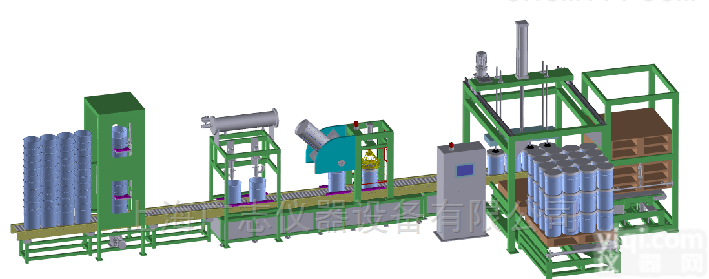 20升自动<em>灌装机</em>  20升<em>桶装</em>全自动流体灌装生产线